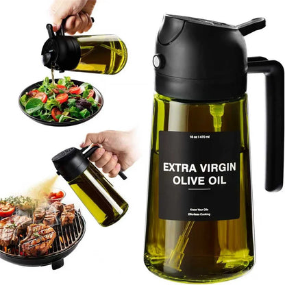 Olive Oil Dispenser,Sprayer for Cooking 2 in 1