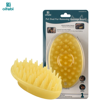 Oitabi Soft Rubber Pet Brush for Short Hair