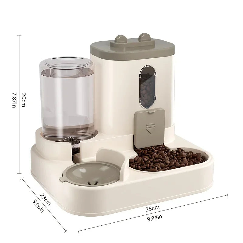 2in 1 Pet  Food Dispenser Water and Food Integrated Fully Automatic