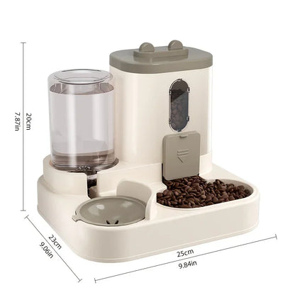 2in 1 Pet  Food Dispenser Water and Food Integrated Fully Automatic