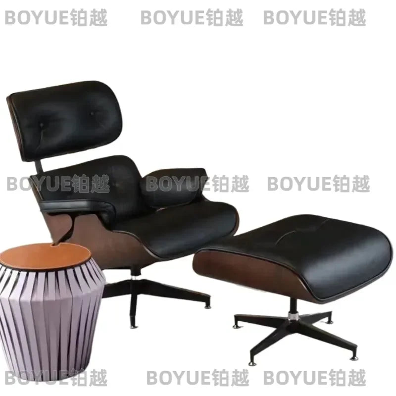 Genuine Leather Recliner Chair Single Sofa for Office