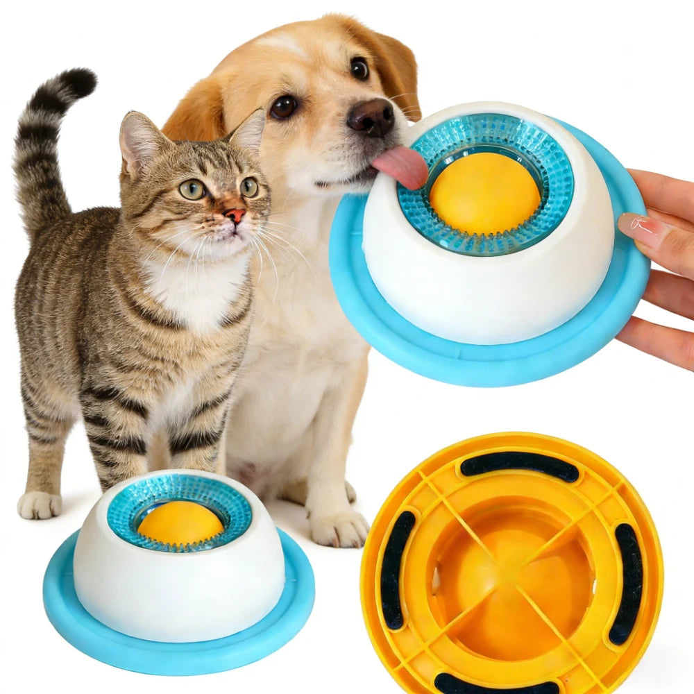 Pet Lick Mat Slow Feeder Yogurt Licking Plate