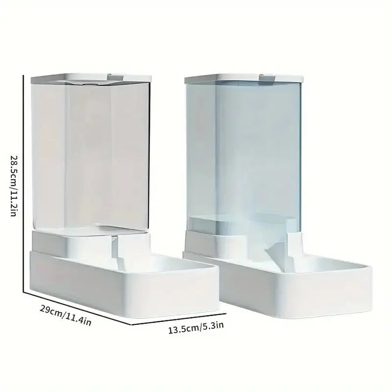 1pc/2pcs Automatic Pet  Feeder/Water Dispenser