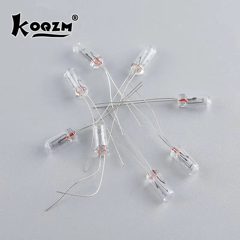 New Style 10pcs Miniature 0.07A 3mm 4mm 5mm 1.5V,3V,6V, 9V,12V, 24V Lamp Light Bulb Edison