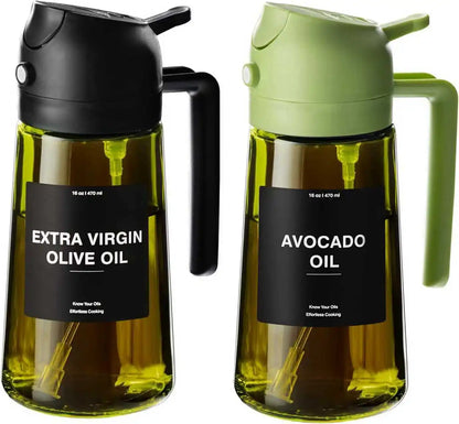 Olive Oil Dispenser,Sprayer for Cooking 2 in 1