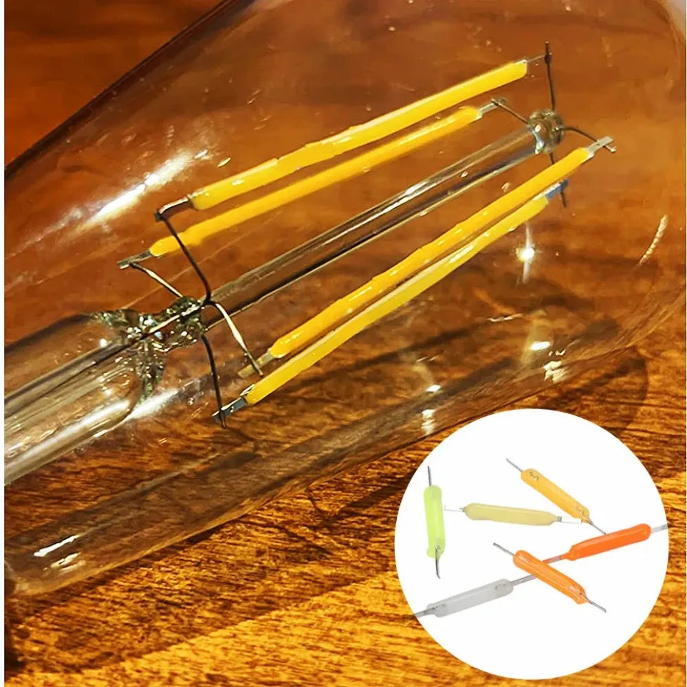 10PCS 3V COB LED Filament Edison Bulb Lamp