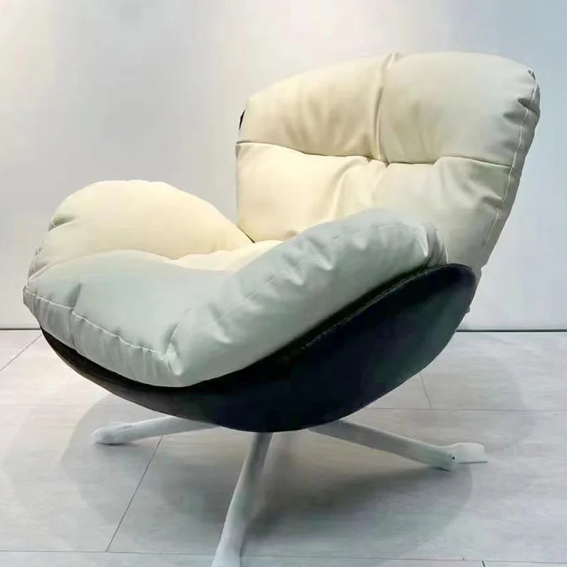 Genuine Leather Recliner Chair Single Sofa for Office