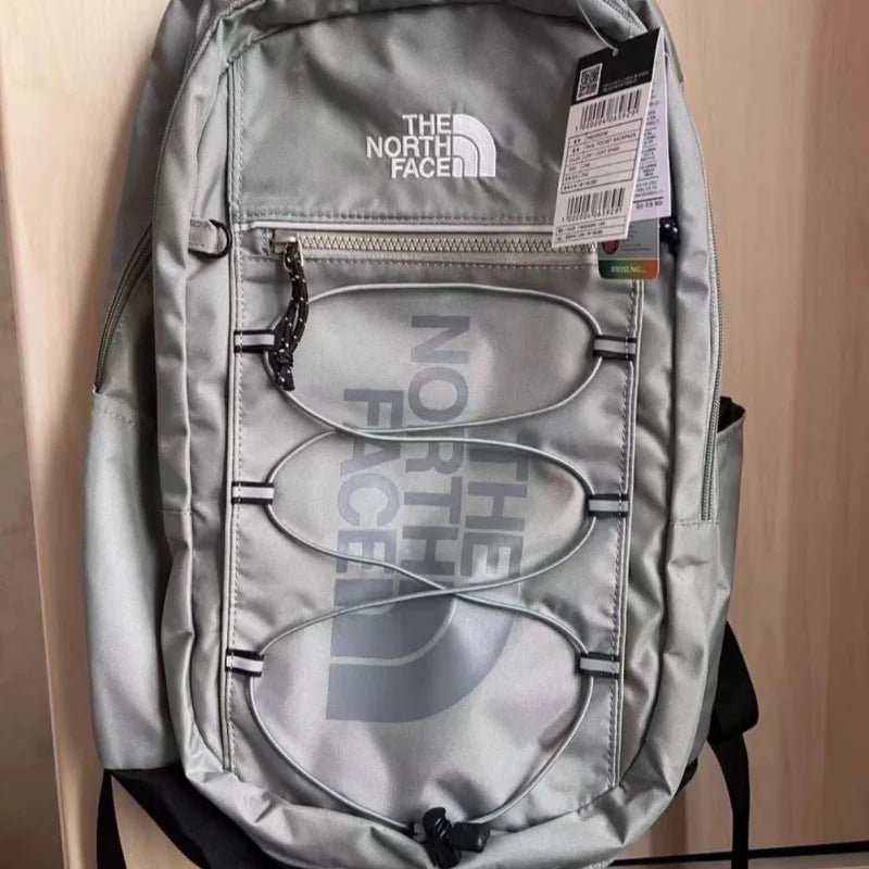 The North Face brand logo nylon zipper-opening casual sports backpack