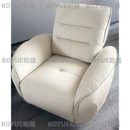 Genuine Leather Recliner Chair Single Sofa for Office
