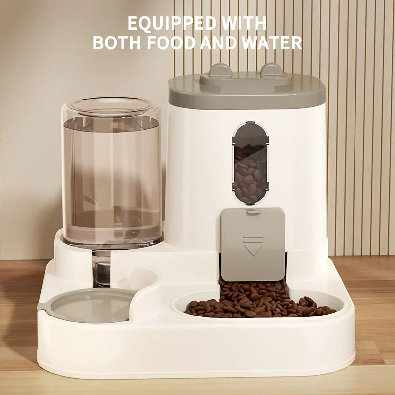 2in 1 Pet  Food Dispenser Water and Food Integrated Fully Automatic