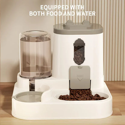 2in 1 Pet  Food Dispenser Water and Food Integrated Fully Automatic