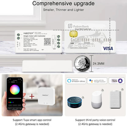 LED Controller Dimmer For Single/Dual color RGB RGBW RGB+CCT Strip Light
