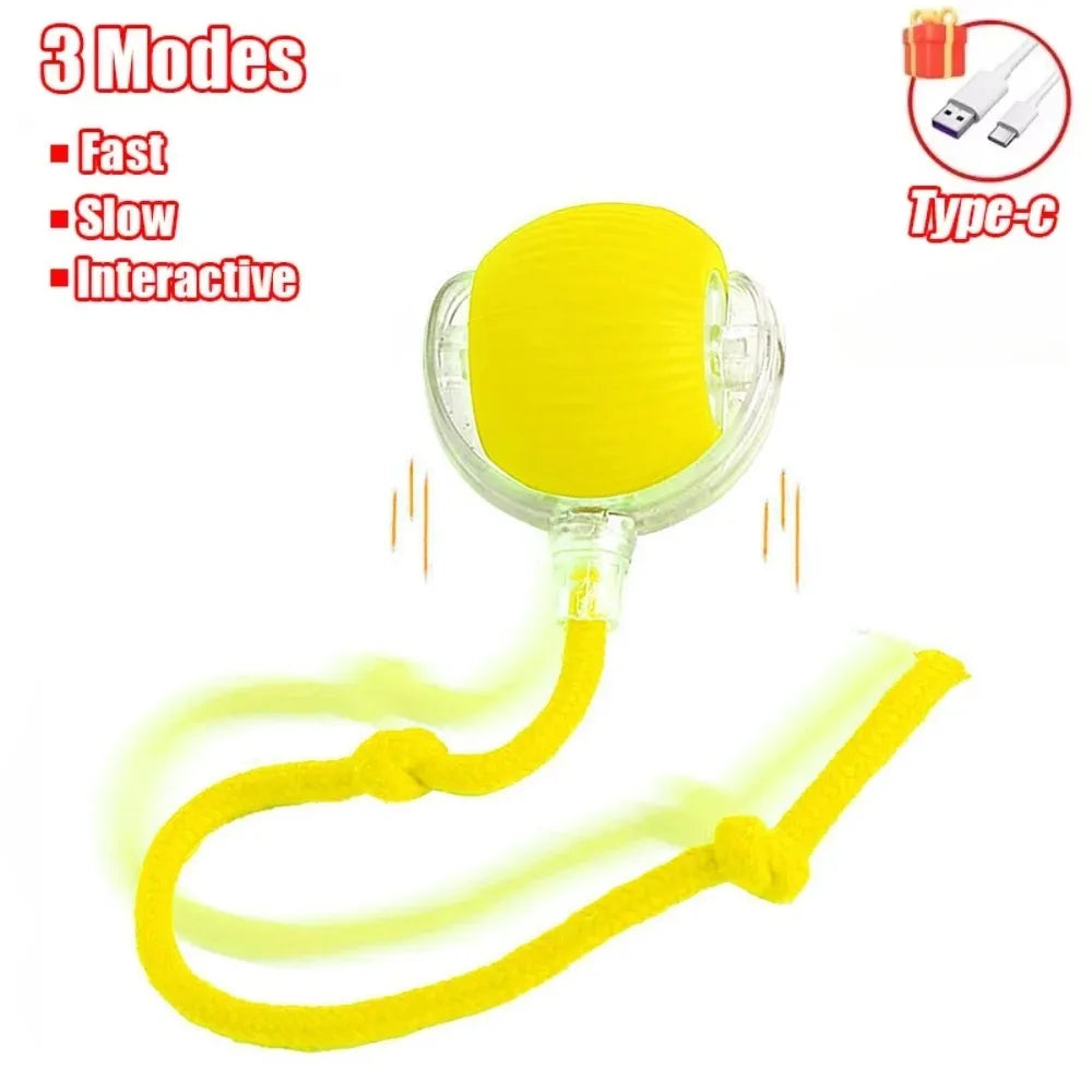 Automatic Rolling Ball Faux Tail Rechargeable Smart Pet