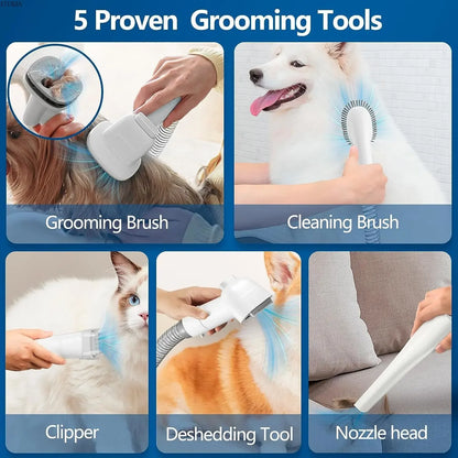 Pet Grooming Kit with 2.3L Capacity Larger