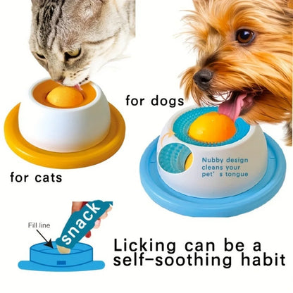 Pet Lick Mat Slow Feeder Yogurt Licking Plate