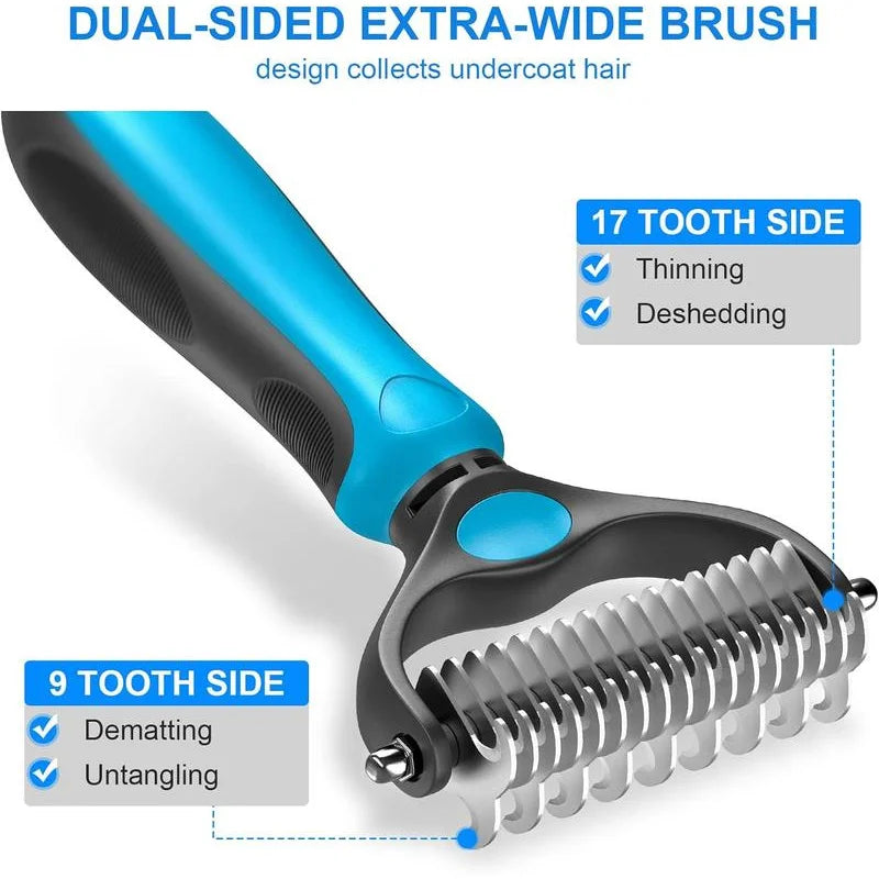 Pet Hair Remover  Fur Knot Cutter Puppy  Comb Brushes